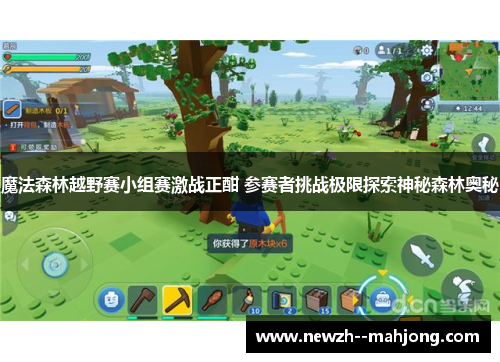 魔法森林越野赛小组赛激战正酣 参赛者挑战极限探索神秘森林奥秘